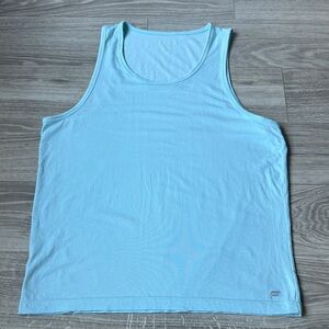Fabletics Light Blue Men's Tank Top
